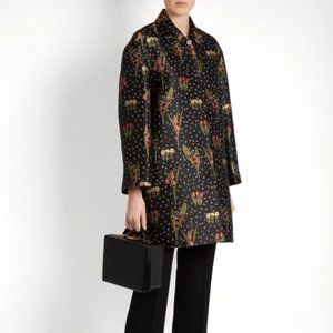 RED VALENTINO Blooming Garden Jacquard Coat